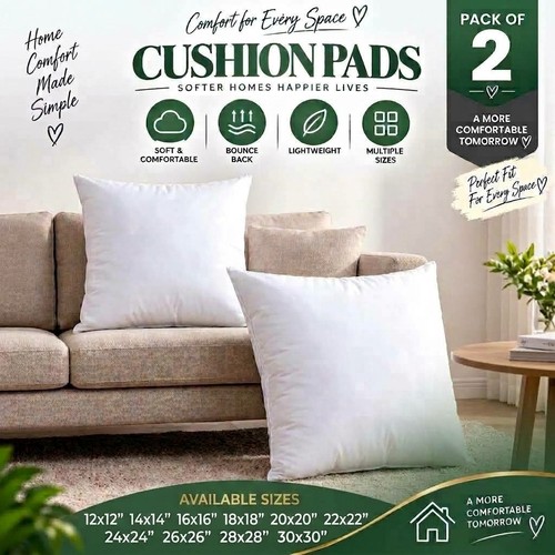 Pack cushion inserts all - of,