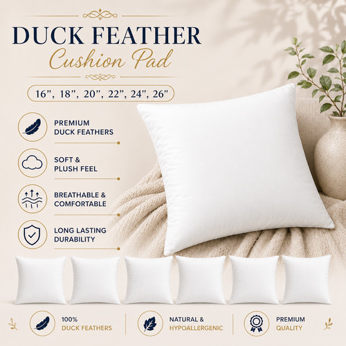 Cushion pads duck feather - cushion,