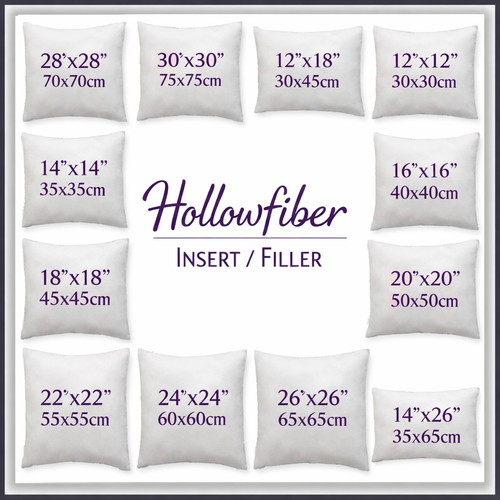 Hollowfibre cushion pads - cushion,