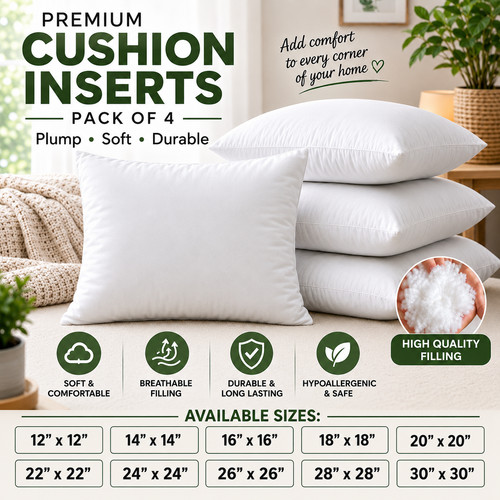 Pack cushion inserts all - pack, of