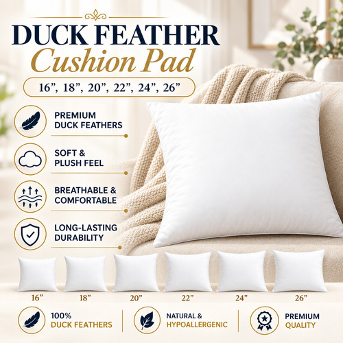 Cushion pads duck feather - duck,